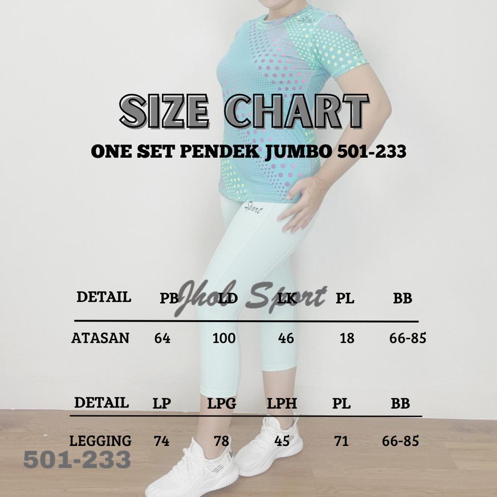 Luxiva - Baju Senam Setelan Jumbo Olahraga/Baju Senam Setelan Jumbo Aerobik/Baju Senam Setelan Jumbo