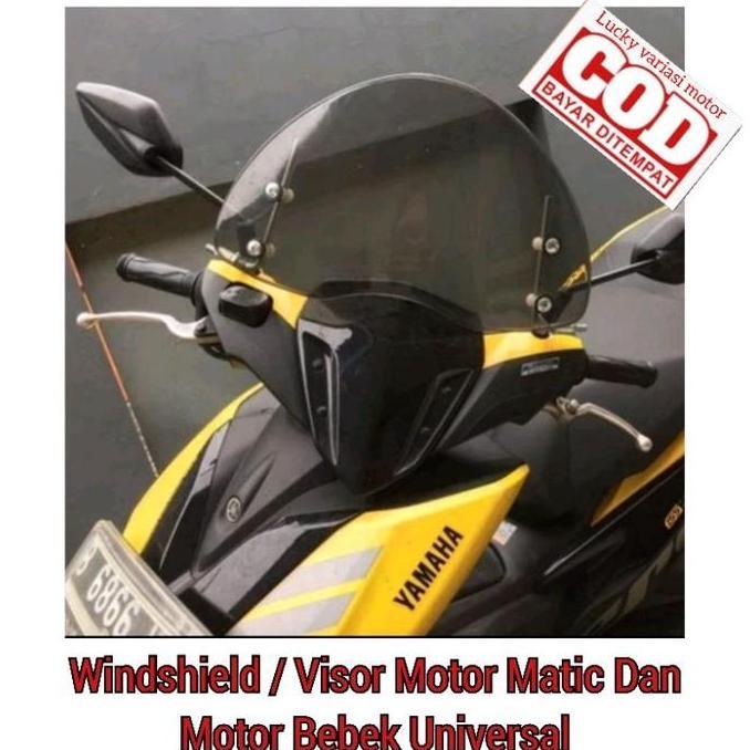 Windshield Visor Motor Matic & Motor Bebek Universal Semua Motor Terbaik