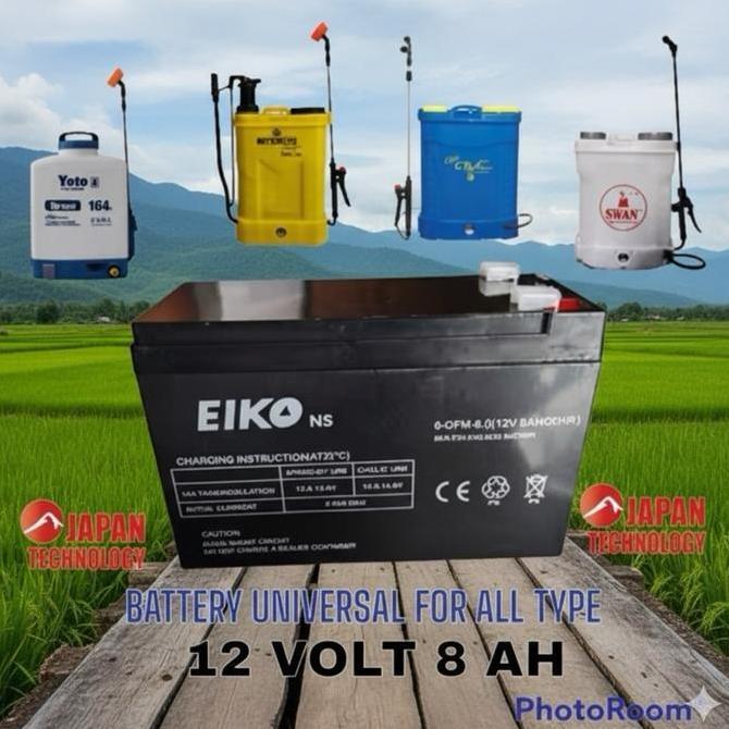 SWAN Aki Sprayer Elektrik Swan WP7-12 28W Battery Original Swan / Eiko aki Original