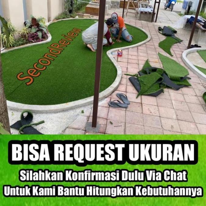 RUMPUT SINTETIS  UKURAN 100X100 100X150 100X200 100X250 100X300 100X350 100X400 100X450 100X500 Rump