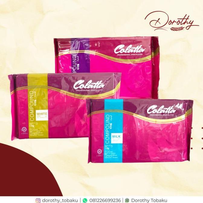 Coklat Colatta Dark / Milk / White Compound 1 kg