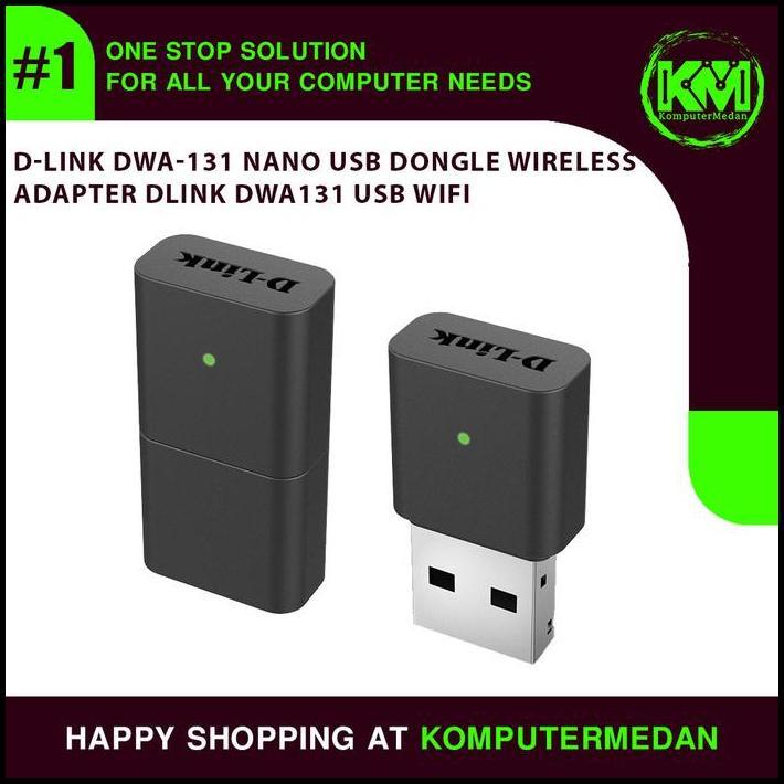 D-Link DWA-131 Nano USB Dongle Wireless Adapter DLINK DWA131 USB Wifi