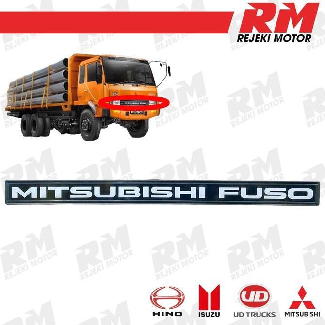 Promo EMBLEM / LOGO TULISAN MITSUBISHI FUSO DI GRILL PS190 220PS Diskon