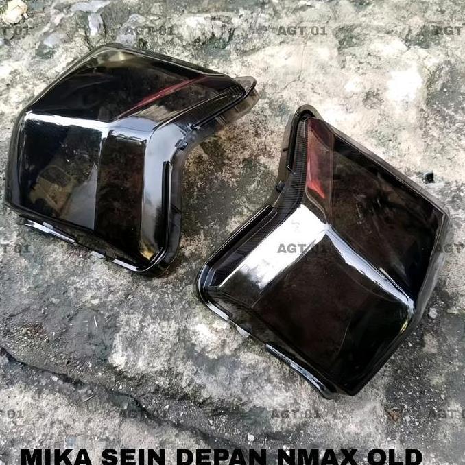 Mika Lampu Sein Depan Motor Nmax Old Smoke Riben / Mika Lampu Sein Motor Nmax / Mika Sein Motor Nmax