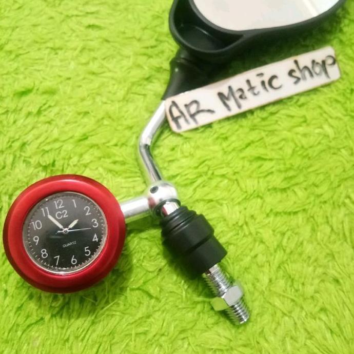 Jam Mini Untuk Di Batang Spion Motor Universal Jam Pemanis Spion Motor  Detail Contest Promo