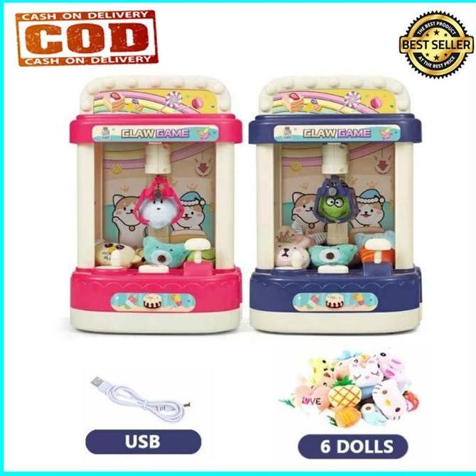 Mainan Anak Mesin Pencapit Boneka / Mesin Capit Boneka Joy Claw Machine Garansi
