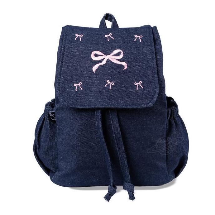 Bags- (Companion) Backpack Rhapsody Ribbon Denim
