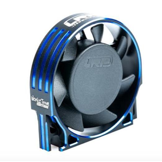 LRP WorksTeam Aluminium SuperHighRev. motor fan V2 - 40x40x10mm / 1S/2S / receiver connector - LRP50