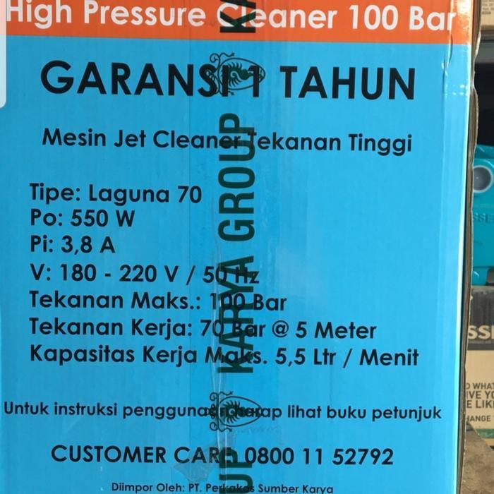 LAKONI Laguna 70 pompa cuci mobil steam cuci ac