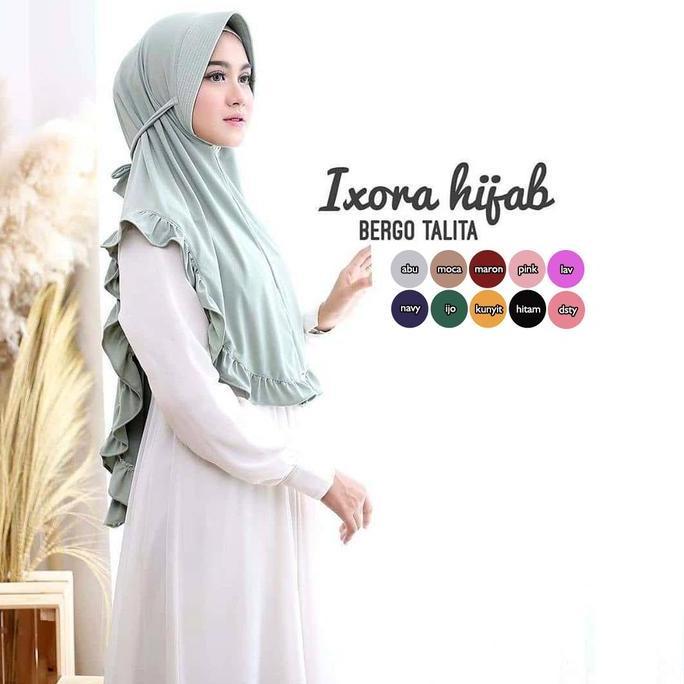 DE140 >> INSTAN IXORA REMPEL BERGO TALITHA JILBAB SYARI INSTAN JERSY PAD TALI