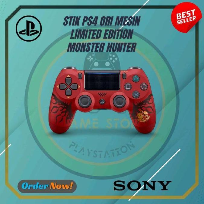 Stik Ps4 Led Bar Ori Mesin Limited Edition Monster Hunter Premium