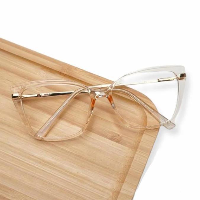 Womenacc- Frame Kacamata Cat Eye Wanita Free Lensa Minus Antiradiasi - Se95825
