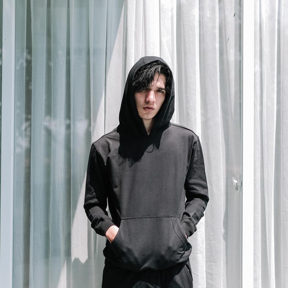 TERMURAH JB - Hoodie Bary Black | Jaket Hoodie Pria