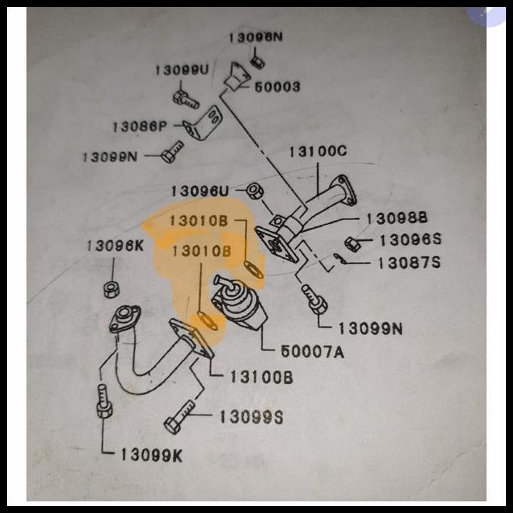 GRATIS ONGKIR PAKING EXHAUST BRAKE MITSUBISHI RAGASA (1 PCS) 