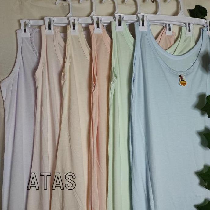 Nyaman- Singlet Wanita Panjang/Androk Terusan Panjang Handrok Daleman Wanita/Iner Gamis