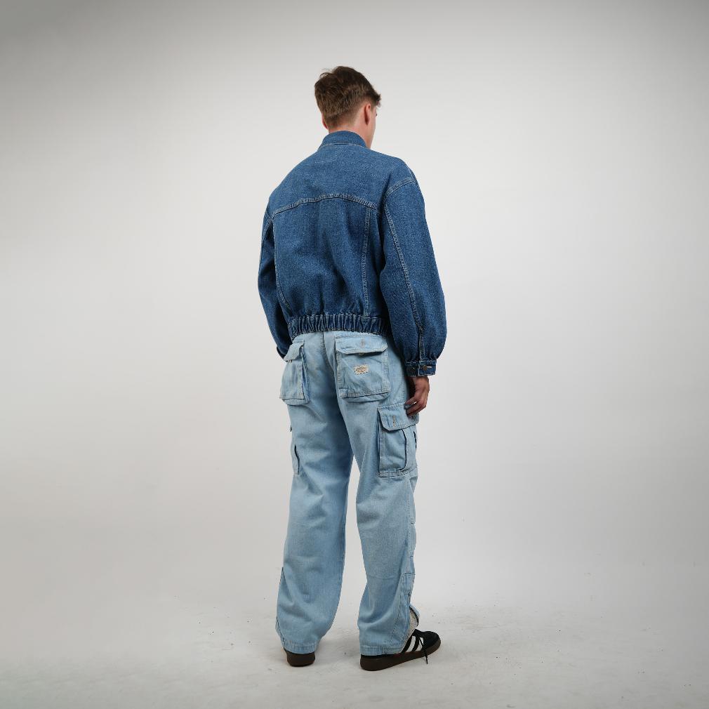 HOT PRODUCT Hoi Polloy - Pebble Denim Jacket (Blue)