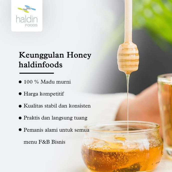 Woiiini- Haldinfoods Madu Karet Murni - 1 Liter