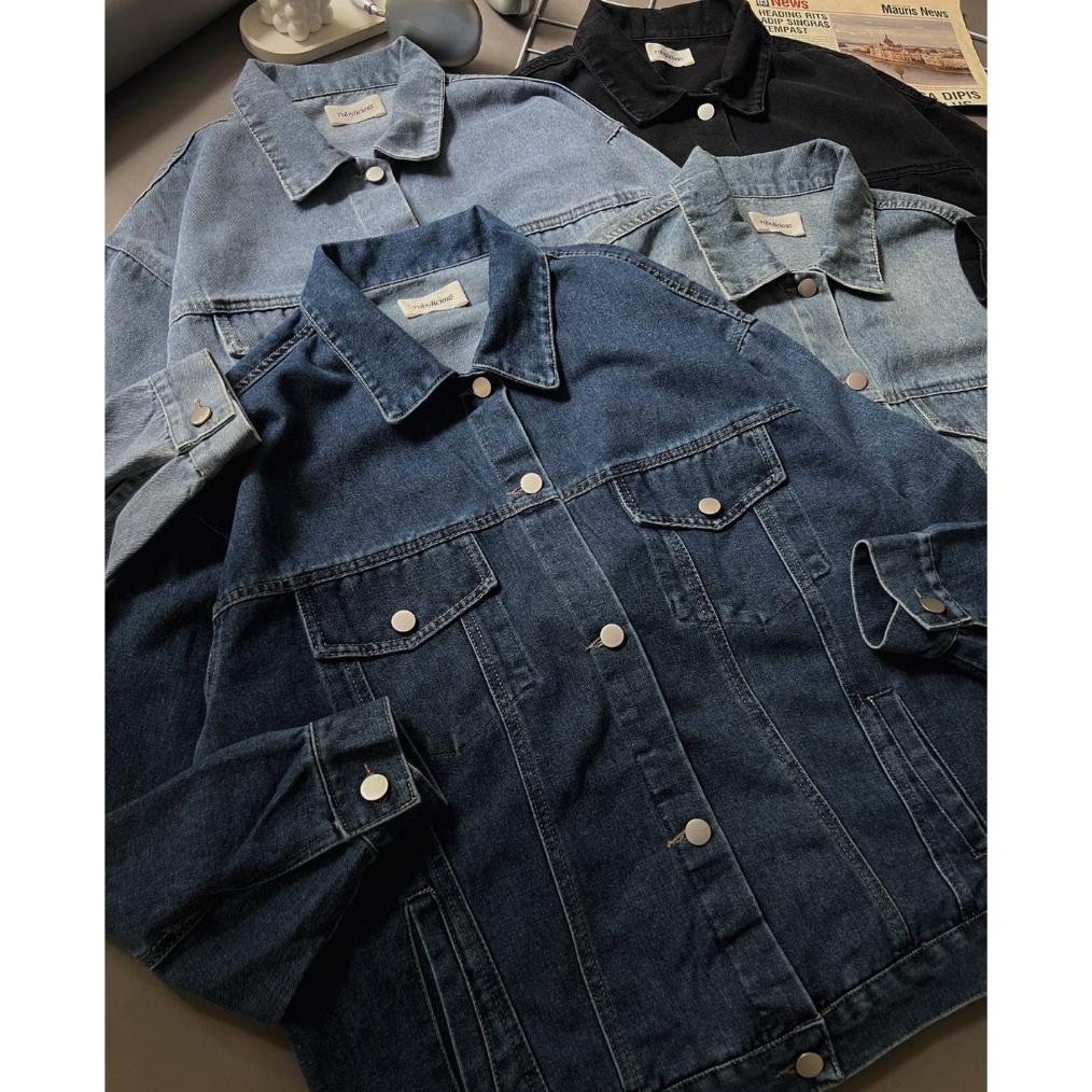 TERBARU Myrubylicious MAVEN DENIM JACKET KODE 210J | JACKET DENIM POLOS | JACKET DENIM WANITA