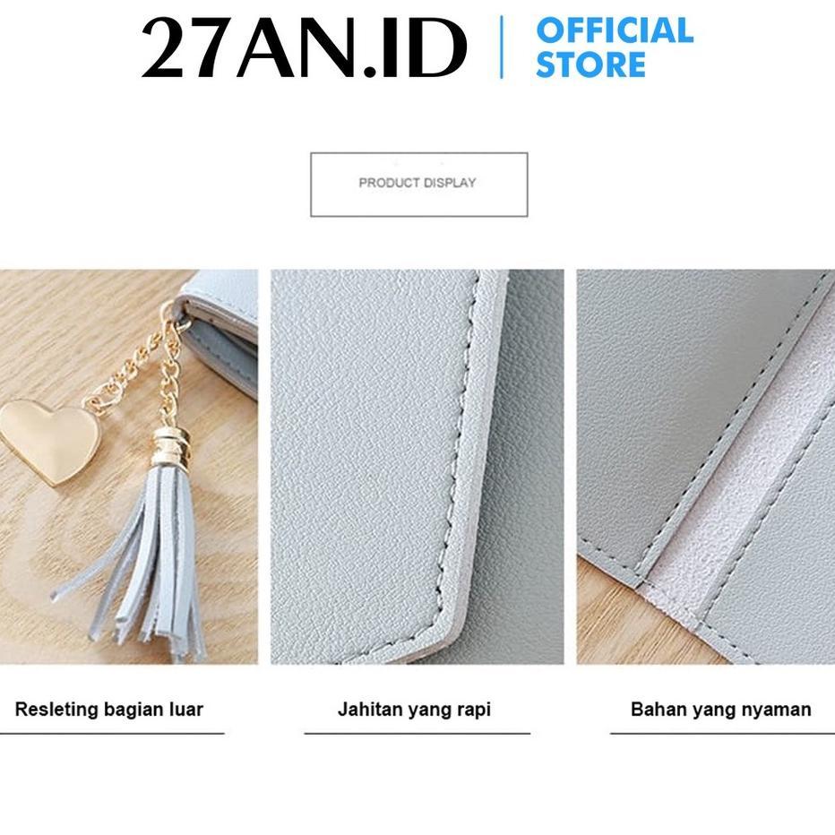 ( 27An.Id ) Dompet Lipat Wanita 8602 Dompet Mini Wanita Simple / Dompet Wanita Korean Stye Cute