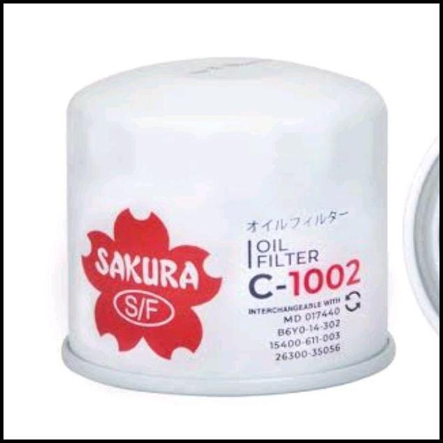 GRATIS ONGKIR C1002 OIL FILTER SAKURA / C-1002 OIL FILTER 