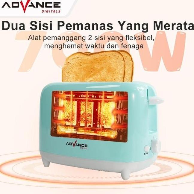 T8866 Toaster Roti Pemanggang Roti Bakar Low Watt