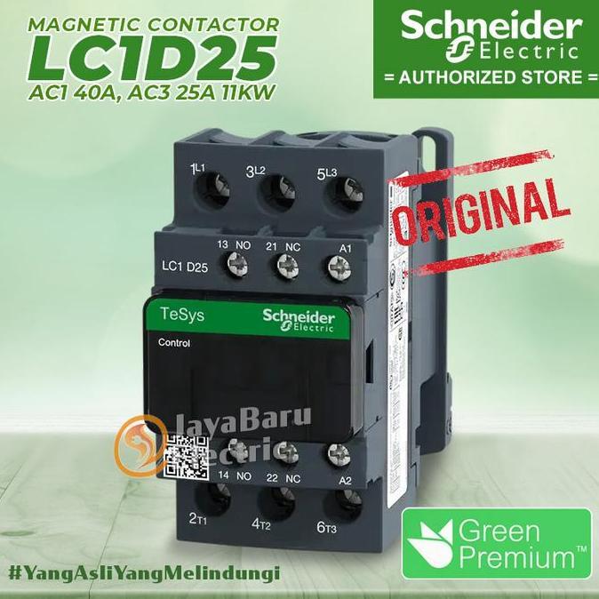 Promo SCHNEIDER Kontaktor Contactor LC1D25 24V 42V 48V 110V 220V 380V LC1D25B7 LC1D25D7 LC1D25E7 LC1