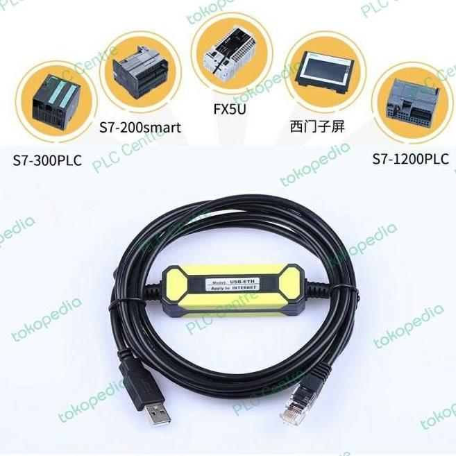 Promo Kabel PLC Siemens USB-ETH for S7-1200 1500 200 Smart FX5U Diskon