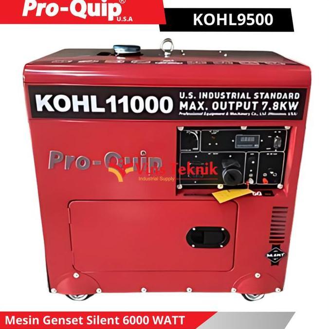 PROQUIP KOHL11000 Mesin Genset Silent Solar 7500 WATT Generator Set