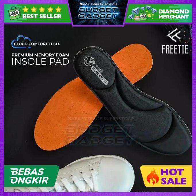 Avila_vela - Freetie Original Insole Memory Foam Premium Ergonomic Alas Dalam Sepatu Breathable Anti
