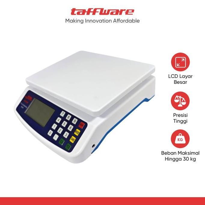Taffware Digipounds Timbangan Digital Precision LCD Scale Food Plastic DT580
