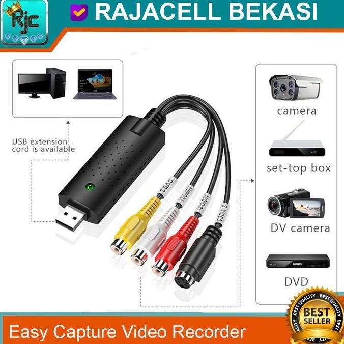 Easy Capture Video Capture Recorder Vmix Usb From S-Video Cvbs Av Cctv Restock