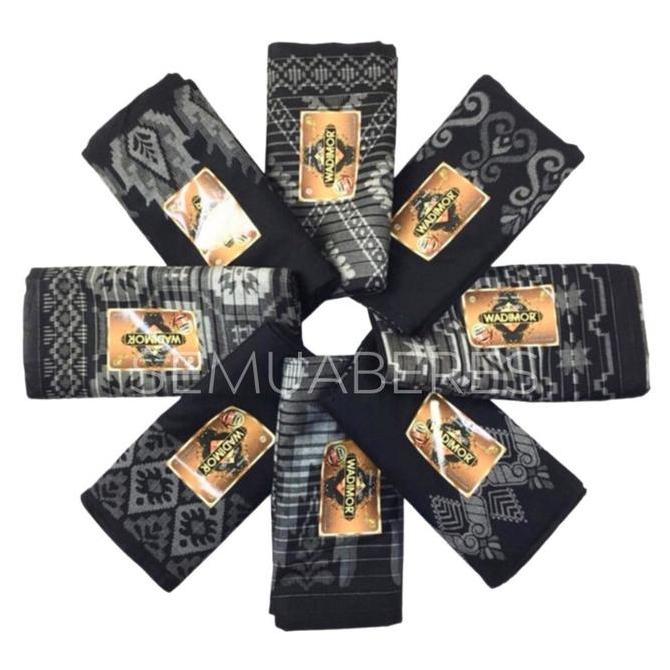 Sarung WADIMOR Motif Bali Pria Kain Tenun Samping Songket Batik Tradisional Premium Dewasa Laki Cowo