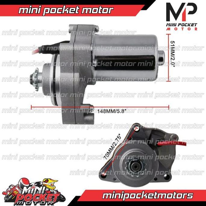 DINAMO STARTER ATV 125CC COMMANDER DINAMO STARTER ATV 110-125CC UNIVER ORIGINAL DAN TERPERCAYA