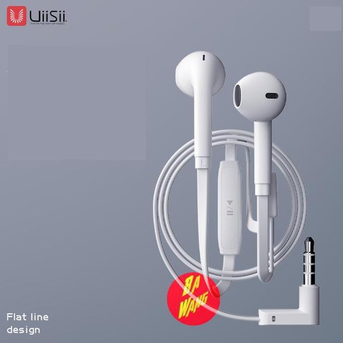 UiiSii U1 U2S U4 U6 U7 U8 Headset Handsfree Earphone Audio 3.5mm Wire NUSAGADGET