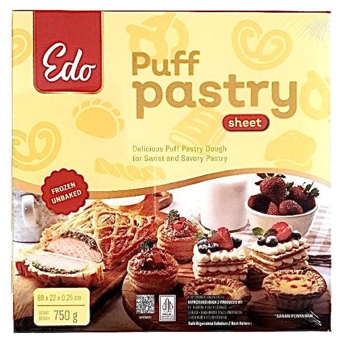 Edo Puff Pastry Sheet 750g