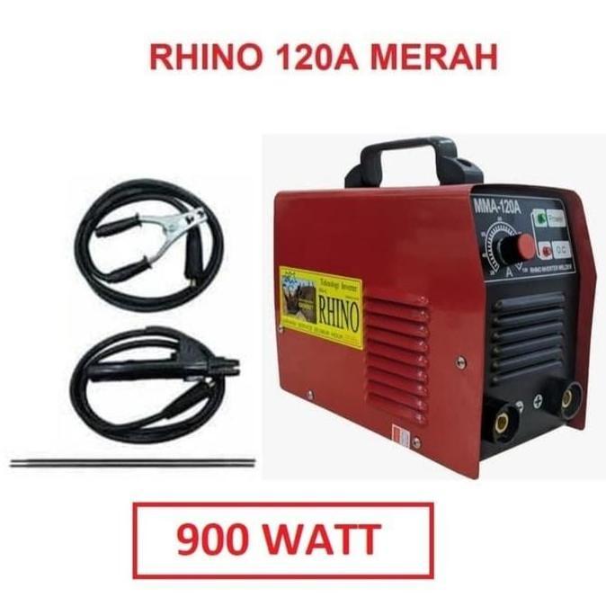 RHINO MERAH 120A MESIN LAS 900 WATT TRAFO LAS LISTRIK 900W ORIGINAL DAN TERPERCAYA