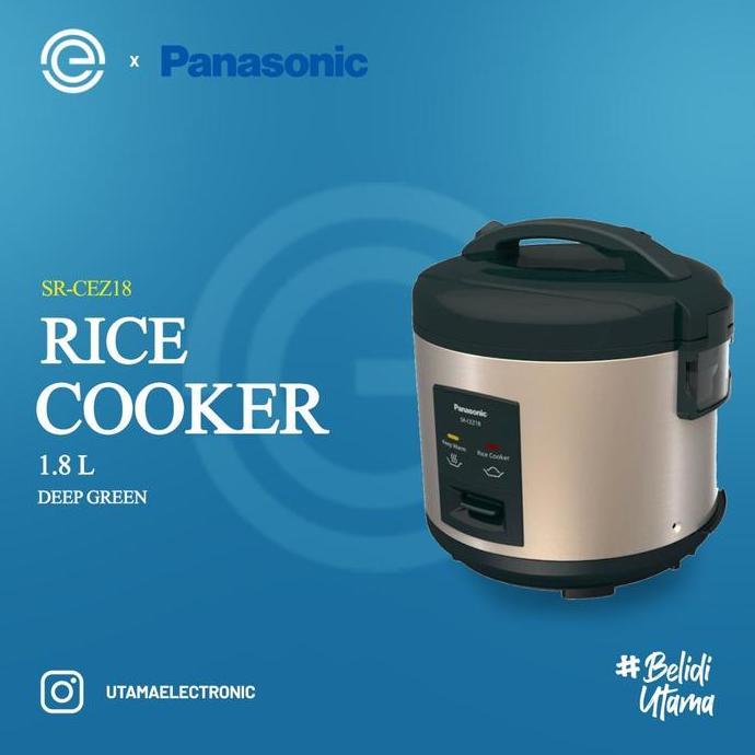 Wellply- Panasonic Rice Cooker 1,8 Liter Sr-Cez18