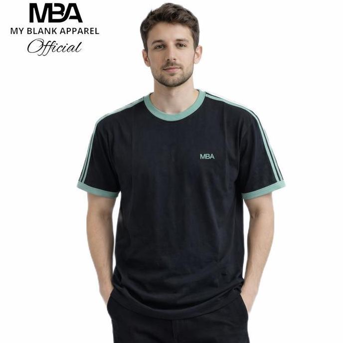 anjasmilaat - kaos polos premium mba my blank apparel fully cotton 24s kaos polos tebal adem edisi t
