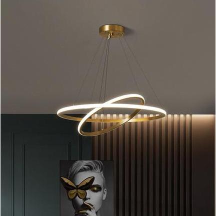 Murah Golden Led Lampu Plafon 3 Warna Lampu Gantung Lampu Plafon Led Lampu Hias Rumah Lampu Gantung 