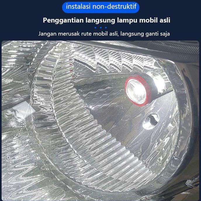 Mini Projie Y7D Lampu Led Mobil Dan Motor H4 /Biled/ Mini Pjector Projie Y7D Super Bright 50 Watt