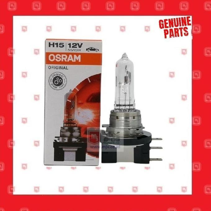 Promo Osram Genuine H15 12V 15/55W Original OEM Standard Halogen Bulb 64176 Diskon