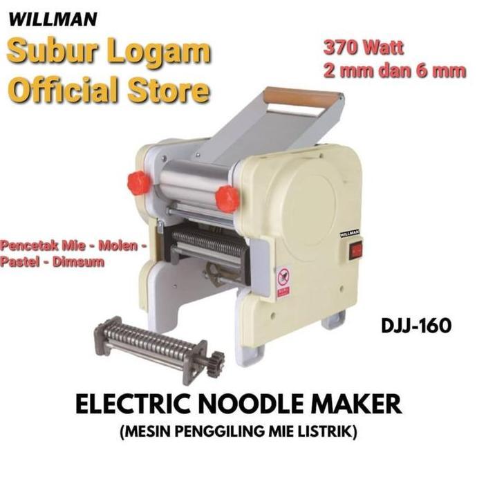 BEBAS ONGKIR - Willman DJJ 160 Mesin Gilingan Kue Bawang 6mm dan 2mm