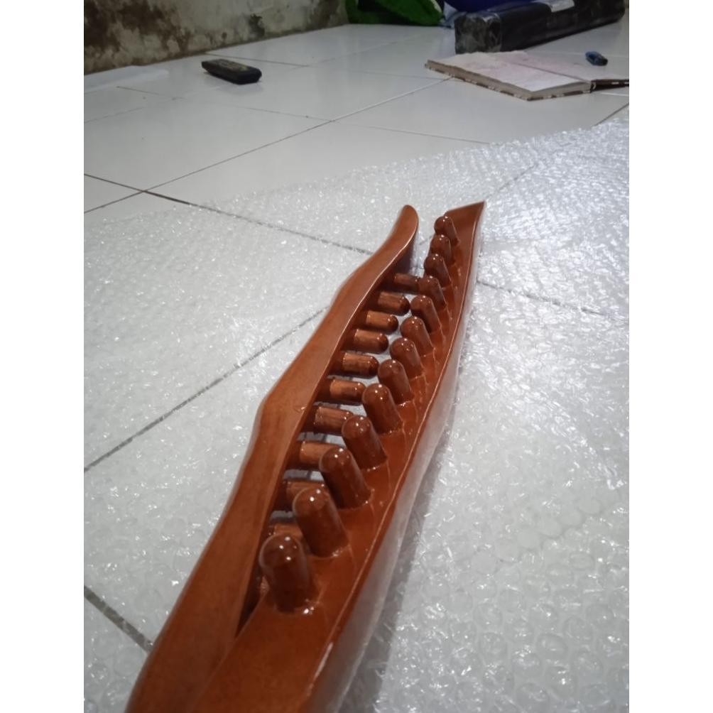 Tongkat Pijat Kayu Gua Sha Alat Pijat/Refleksi/ Terapi Punggung Leher Kaki Bahu Tradisional Cuci Gud