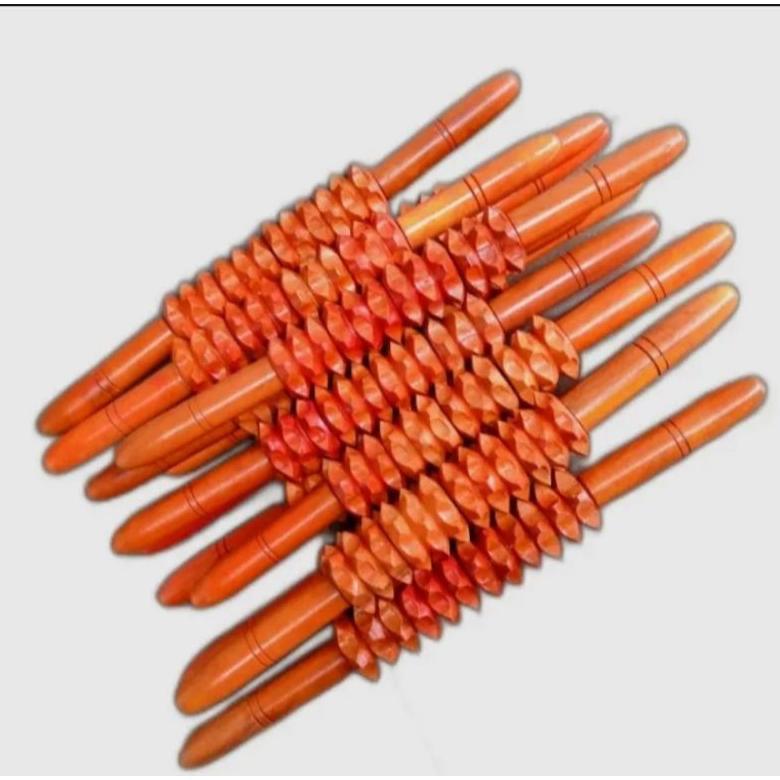 Alat Pijat Kayu Roller Pijat Punggung Langsung Kirim