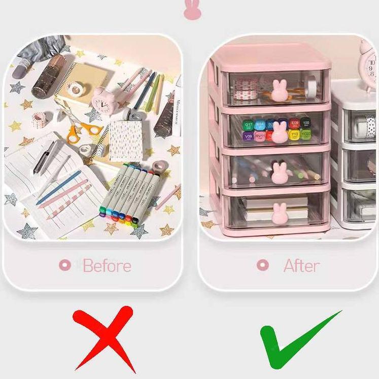 TW39 Reseller Welcome - 6363 Laci Susun Plastik / Rak Penyimpan Kosmetik / Organizer Multifungsi / R