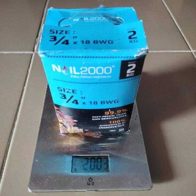 Paku Kayu Triplek 3/4" Inch NAIL2000 2KG - Paku Triplek 2cm NAIL 2000 (TERBAIK) (TERBARU) (TERMURAH)