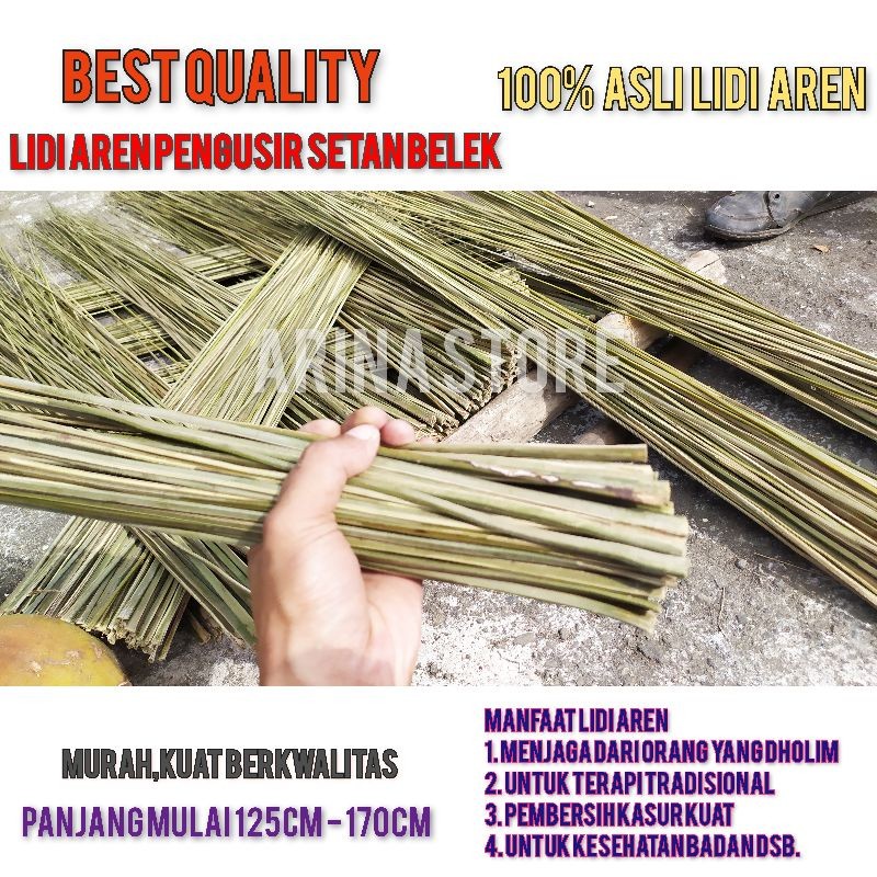 Sapu Lidi Aren Asli | Sodo Lanang | Langsung Dari Produksi Utama (Baca Deskripsi)