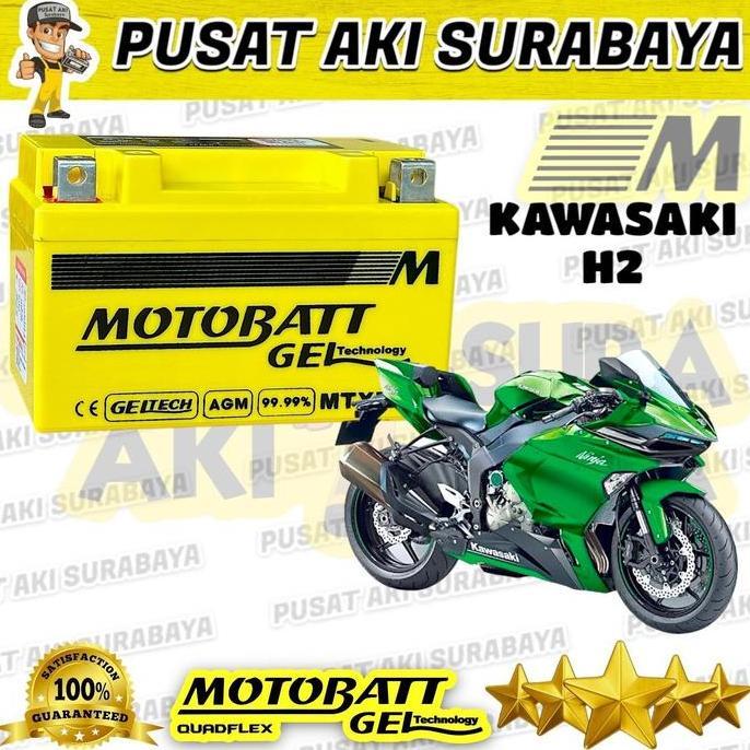 JAMINAN GARANSI MOTOBATT MTX7A AKI GEL TERBAIK ACCU MOTOR  KAWASAKI NINJA H2 NINJA 250R 250 FI NINJA