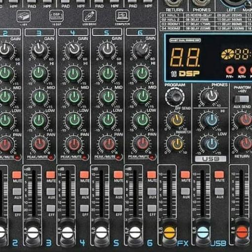Mixer Wisdom Es6 Es 6 E S 6 6Ch Original Bluetooth-Usb-Recording
