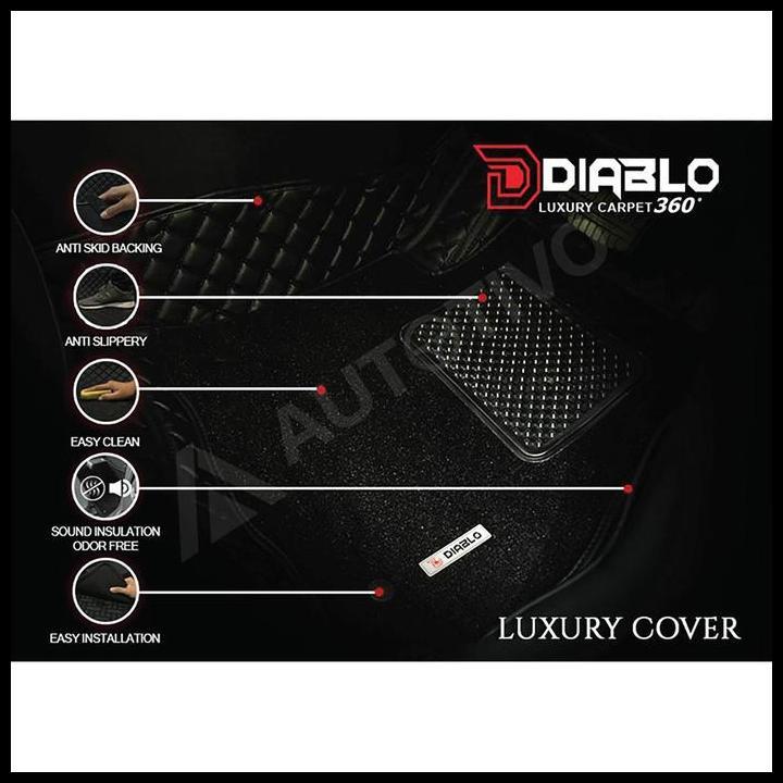 Karpet Mobil 7D Diablo 360 Hrv 100% Original